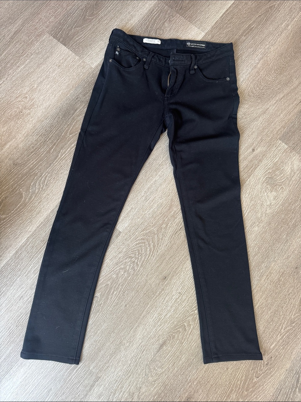 Ag Adriano Goldschmied Black Slim Jeans